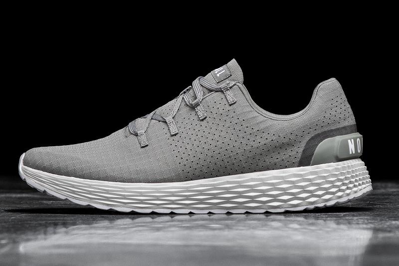 Men's Nobull Concrete Ripstop Running Shoes Grey | SG W1998N